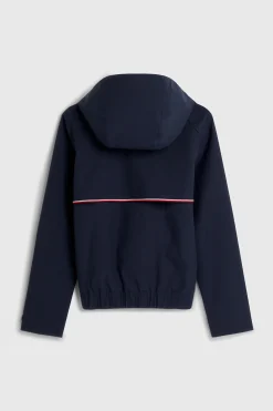 Tommy Hilfiger Equestrian vanntett bomberregnjakke for kvinner Regntøy|Jakker Og Frakker