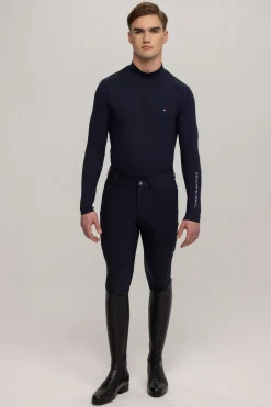 Clearance Tommy Hilfiger Equestrian Phoenix herre langermet skjorte med høy hals Rideskjorter