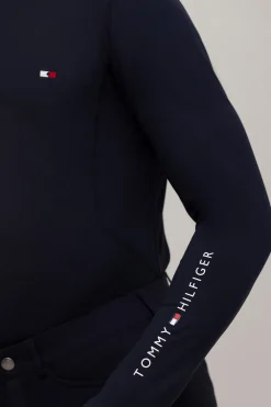 Clearance Tommy Hilfiger Equestrian Phoenix herre langermet skjorte med høy hals Rideskjorter