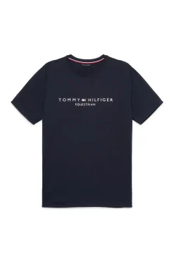 Outlet Tommy Hilfiger Equestrian Williamsburg T-skjorte med grafisk trykk og korte ermer Rideskjorter