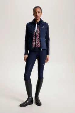 New Tommy Hilfiger Equestrian Gramercy Isolert Dame Hybrid Vest Jakker Og Frakker