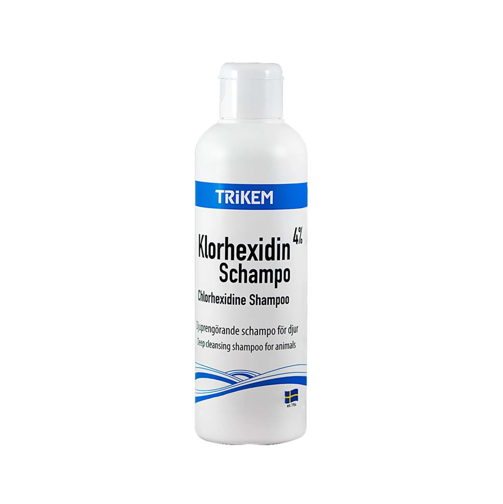 Best Trikem Chlorhexidine Shampoo, 200 ml Stell Pels, Hud Og Man