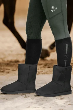 Outlet Bootie Rainless Velours Ridesko Og Jodphurs