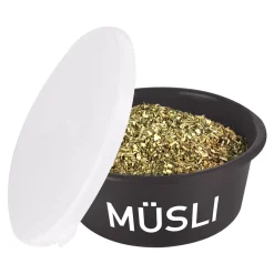 Muesli bolle med lokk Fôrbøtter Til Hest